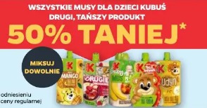 Wszystkie musy dla dzieci Kubuś drugi, tańszy produkt