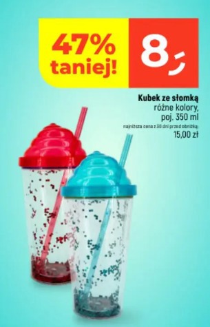 Kubek ze słomką