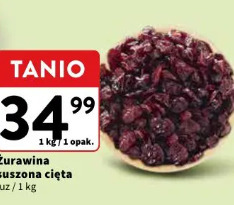 Żurawina suszona cięta