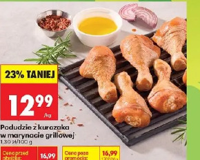 Podudzie z kurczaka w marynacie grillowej