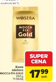 Kawa mielona MOCCA FIX GOLD WOSEBA