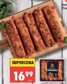 Kiełbaski z cebulką i serem mozzarella Czas na Grill