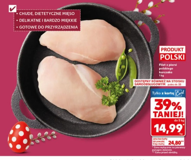 Filet z piersi polskiego kurczaka
