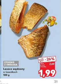 Leszcze wędzony w kawałkach