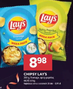 Chipsy Lay's fromage, spicy paprika
