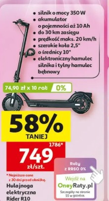 Hulajnoga elektryczna Rider R10