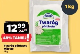 Twaróg półtłusty Miletto