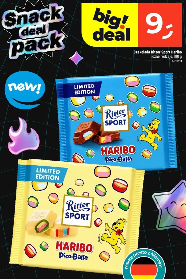 Czekolada Ritter Sport Haribo
