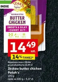 Zestaw butter chicken Patak's
