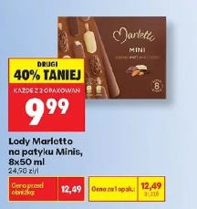 Lody Marletto na patyku Minis
