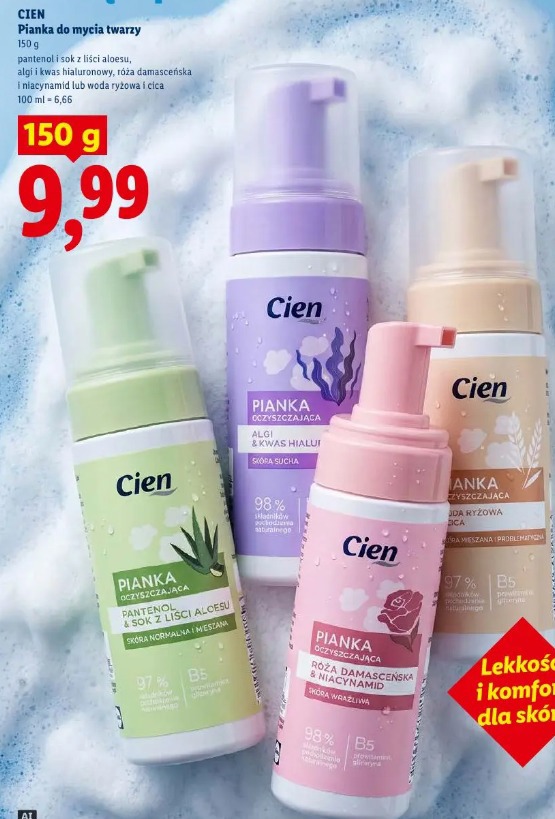 Cien Pianka do mycia twarzy