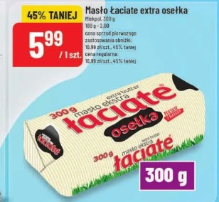 Masło łaciate extra osełka