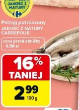Pstrąg patroszony JAKOŚĆ Z NATURY CARREFOUR