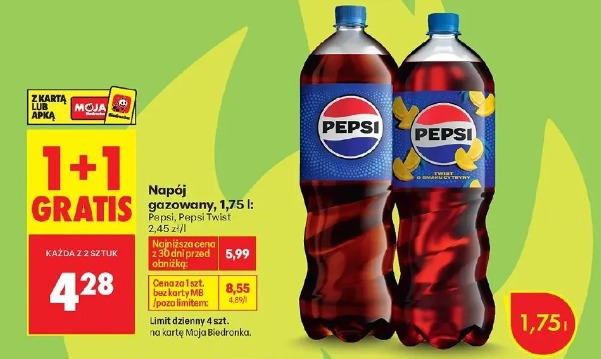 Pepsi, Pepsi Twist napój gazowany