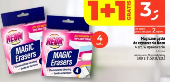 Magiczne gąbki do czyszczenia Neon