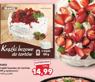 Mako Krążki bezowe do tortów