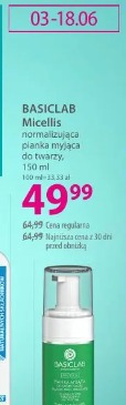 Basiclab Micellis normalizująca pianka myjąca do twarzy