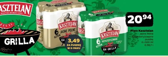 Piwo Kasztelan Jasne Pełne