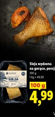 Seamor Sieja wędzona na gorąco, porcje