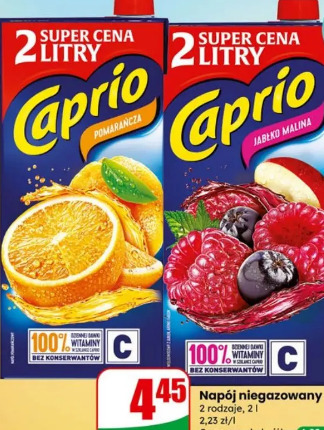 Napój niegazowany Caprio