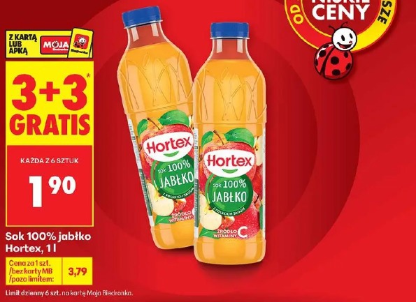 Sok 100% jabłko Hortex