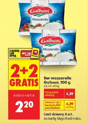 Ser mozzarella Galbani