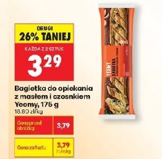 Bagietka do opiekania z masłem i czosnkiem Yoomy