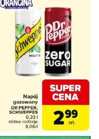 Napój gazowany DR PEPPER, SCHWEPPES