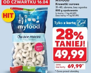 Myfood Krewetki surowe