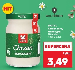 Motyl Chrzan tarty tradycyjny