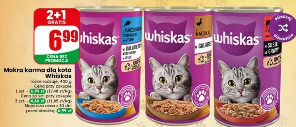 Mokra karma dla kota Whiskas
