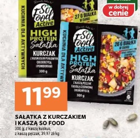 Sałatka z kurczakiem i kaszą So Food