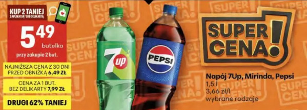  Napój 7IP, Mirinda, Pepsi