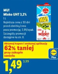 MU! Mleko UHT 3,2%