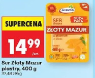 Ser Żółty Mazur plastry