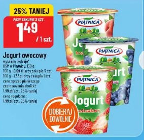 Jogurt owocowy Piątnica