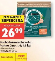 Purina One sucha karma dla kota, 1.4/1.5 kg