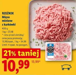 Rzeźnik Mięso mielone z karkówki