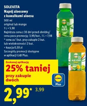 Solevita Napój aloesowy z kawałkami aloesu