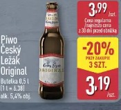 Piwo Czesky Leżák Original