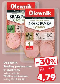Olewnik Wędliny podsuszane w plastrach