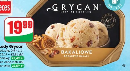Lody Grycan bakaliowe
