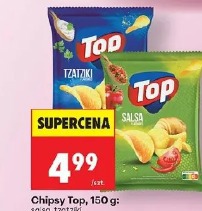 Chipsy Top salsa, tzatziki