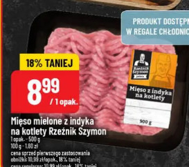 Mięso mielone z indyka na kotlety Rzeźnik Szymon