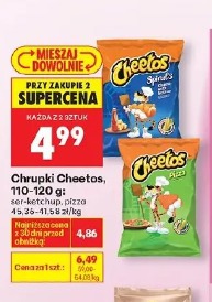 Chrupki Cheetos, ser-ketchup, pizza