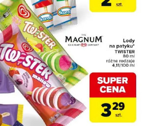 Lody na patyku Twister