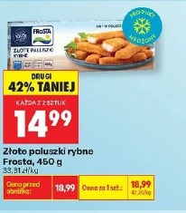 Złote paluszki rybne Frosta