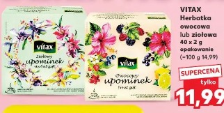 Vitax Herbatka owocowa lub ziołowa