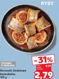 Stoisko z obsługą Koreczki śledziowe kaszubskie