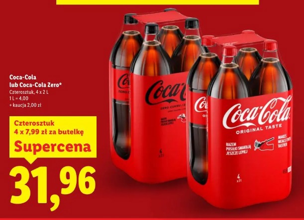 Coca-Cola lub Coca-Cola Zero